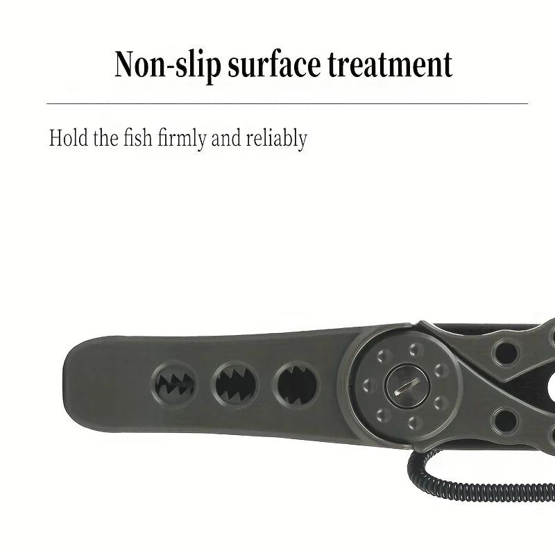 Fishing Pliers with Hook Removal Tool Catfish Gripper High Index Plastic Non Slip Handle and Lanyard Durable Fishing Tool