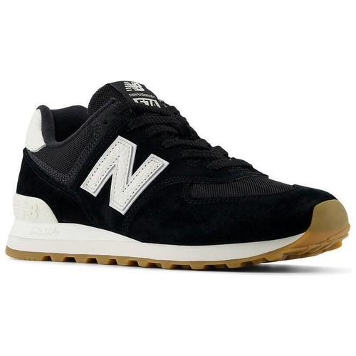 New Balance 574 Black White Gum - U574RAB