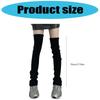Women Color Knit Long Socks Subcultures Leg Warmers Winter Warm Ankle Heap Socks Thigh High Stocking Harajuku Boot Socks