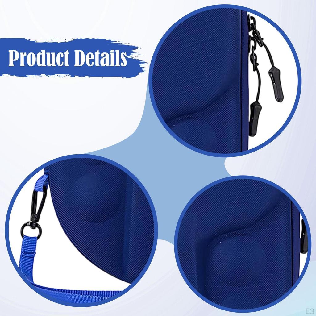 Lightweight, High-quality Table Tennis Racket Case, Holds 2 Paddles And 4 Balls, Ideal for Travel.