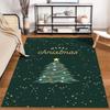 Christmas Tree with Stars Design Rug Non-slip rug suitable for living room and bedroom sofas