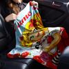 Customiz Name Personality Candy Candy (2) Blanket Soft &Warm Sofa Office Bed Travel Lunch Break Blanket, Gift Suitable for All Seasons