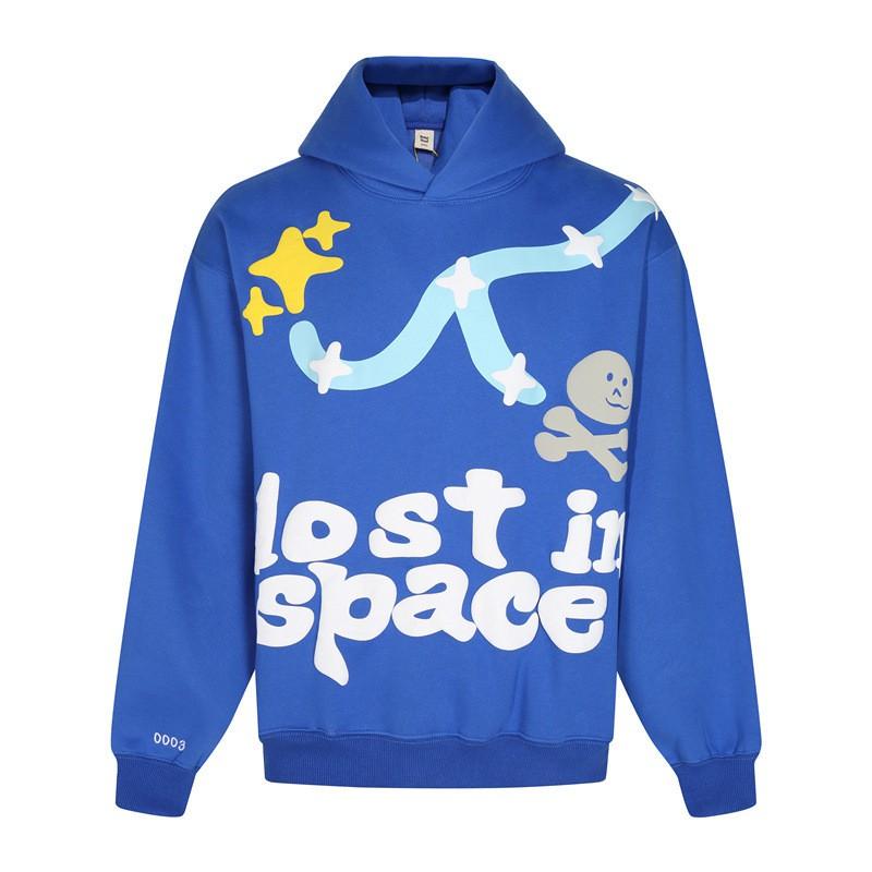 Broken Planet Hoodie Mens Oversized Streetwear Cotton Sweatshirt With Graphic Print 2025