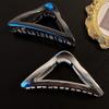 Woman Triangle Design Hair Claws Ladies Fashion Washing Face Hair Clips Hairpins Girls Metal Hair Accessories