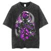 Harajuku Vintage TShirt Japanese Anime Dragon Ball Graphic Oversize T Shirt Washed Tshirt Men Summer Cotton Tops Tees