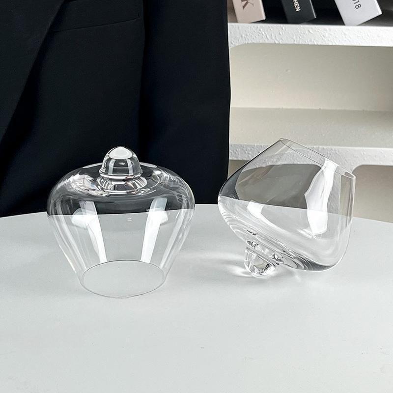 Pahare Rotative pentru Cognac Cupă Transparentă Tumbler Neregulat Whiskey Pahar de Vin Stil European Pahare pentru Whiskey Lichior Bere