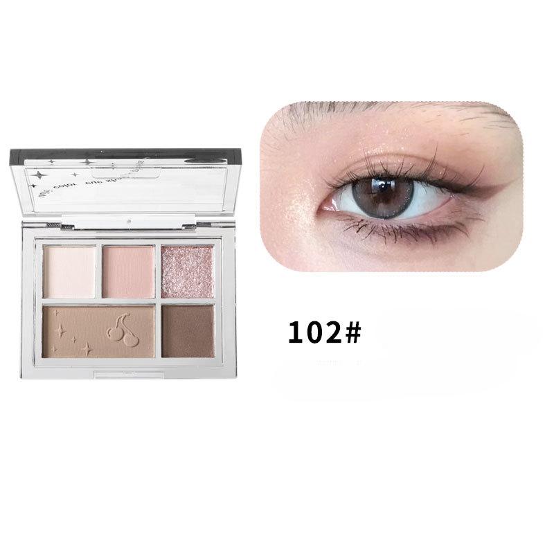 Bottom Logic Eyeshadow Palette Matte Pearlescent Brightening Contouring Highlight Earth Color All-in-One Palette Eyeshadow