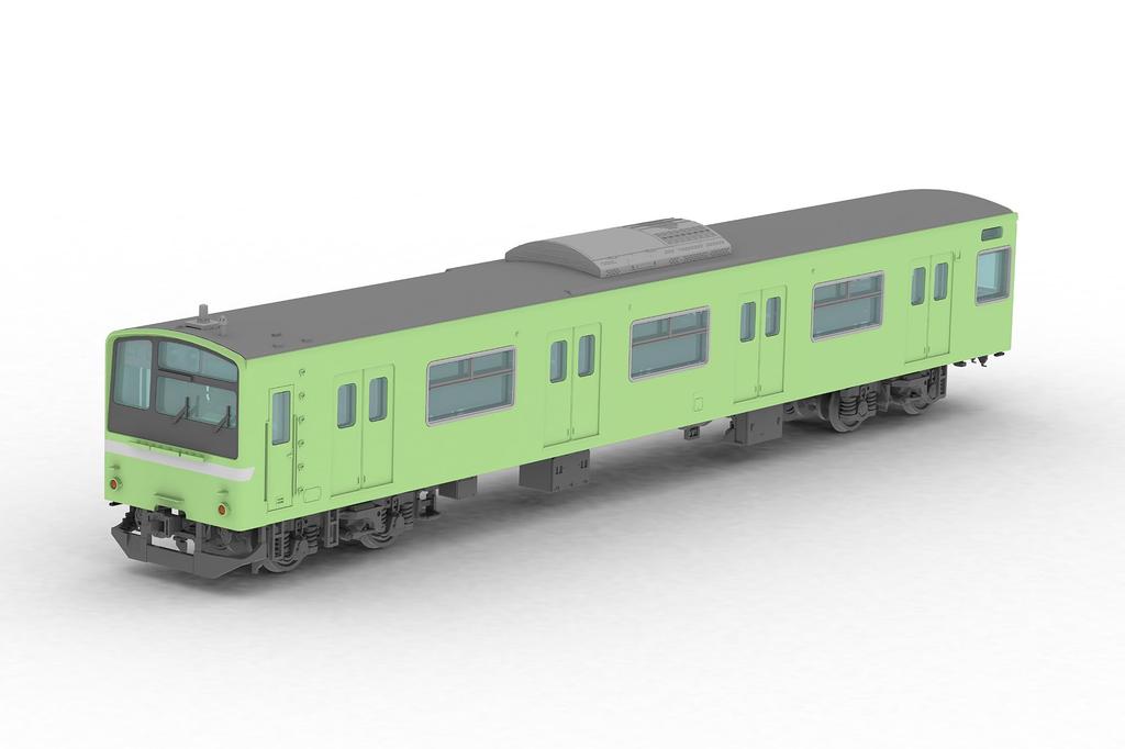 Plum 180 JR West 201 Series DC Vlak 30N Vylepšený Vůz Osaka Higashi LineYamatoji Line Kuha 201Kuha 200 Sada Displej Model Nenabarvená Plastová Stavebnice PP201