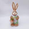 45CM Medium Woven Reed Rabbit Handmade Forest Style Folk Home Decoration Souvenir