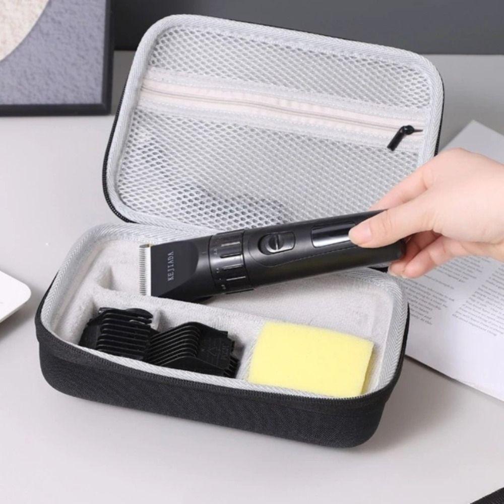 EVA Material Hair Clipper Case Shockproof Large Capacity Electric Shaver Case Waterproof Storage Box for Braun MGK3020/3060/3080