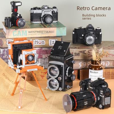 Zhegao Creativ Cameră Polaroid Model Blocuri de Construcție - Jucărie Puzzle DIY Ornament
