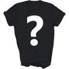 Punctuation Question Mark Unisex Shirt Gift Women Men T-Shirt (Black;XL)