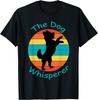 YYUUYUU Cute Retro Dog Whisperer Vintage Funny Shirt for Dog Lovers T-Shirt