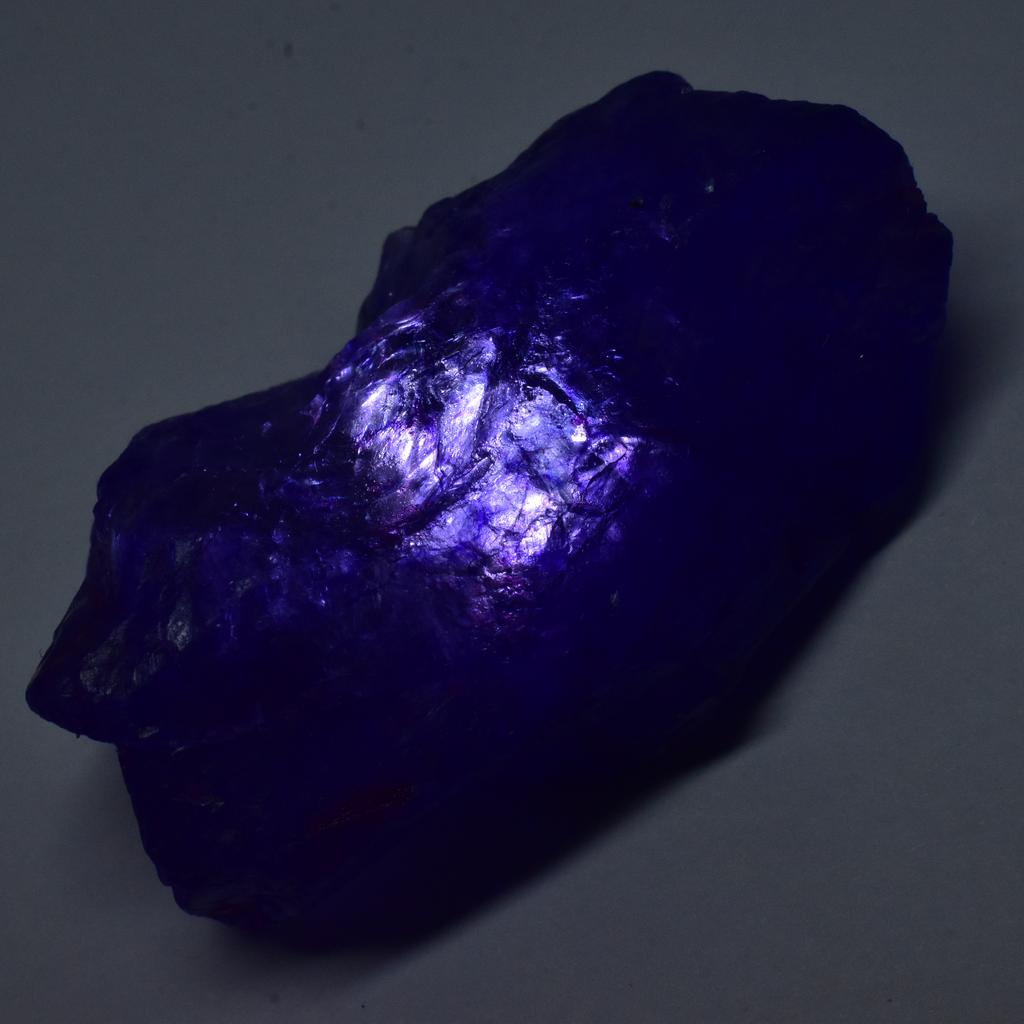 153.24 Ct Natural Blue Sapphire Uncut Rough Huge Size Loose Gemstone CERTIFIED X-568