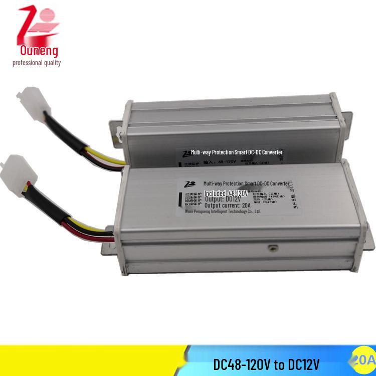 Universal High-Precision DC-DC Converter: 72V-120V to 12V 20A for Electric Vehicles