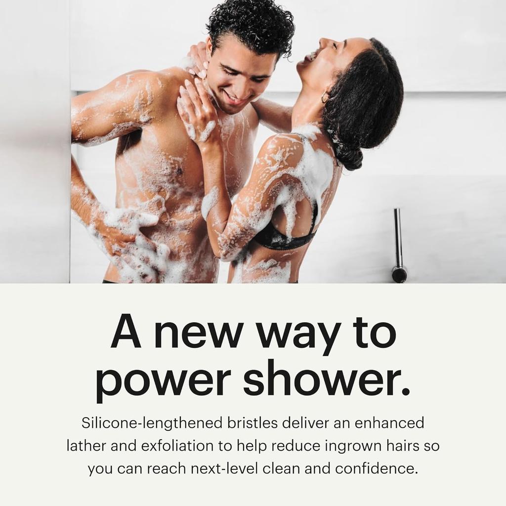 NEW Silicone Body Scrubber Exfoliating Baby Shower Gentle SPA Massage Brush Cleanser for Body Wash Brush Back Scrubber Bath Tool