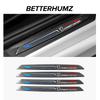 Carbon Fiber For BMW F20 Series 1 Door Sills Anti-Scuff Stickers Threshold Trim Strip Welcome Pedal Car Interior Accessories NM5
