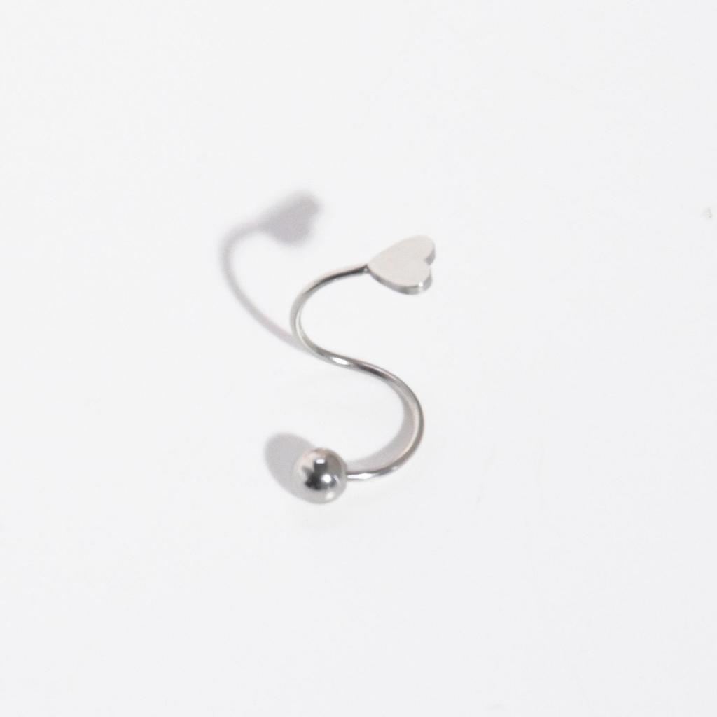 Sweetheart S-Shaped Star Ear Cuff Earrings for Girls - Cute and Unique Spring Hoops