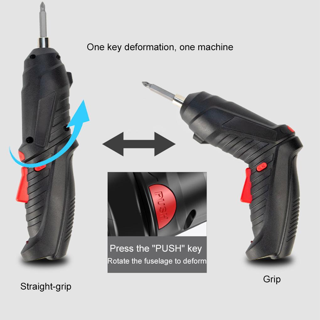 Portable Power Tool For Quick And Easy Screwdriving Electric Screwdriver Rechargeable LED Light