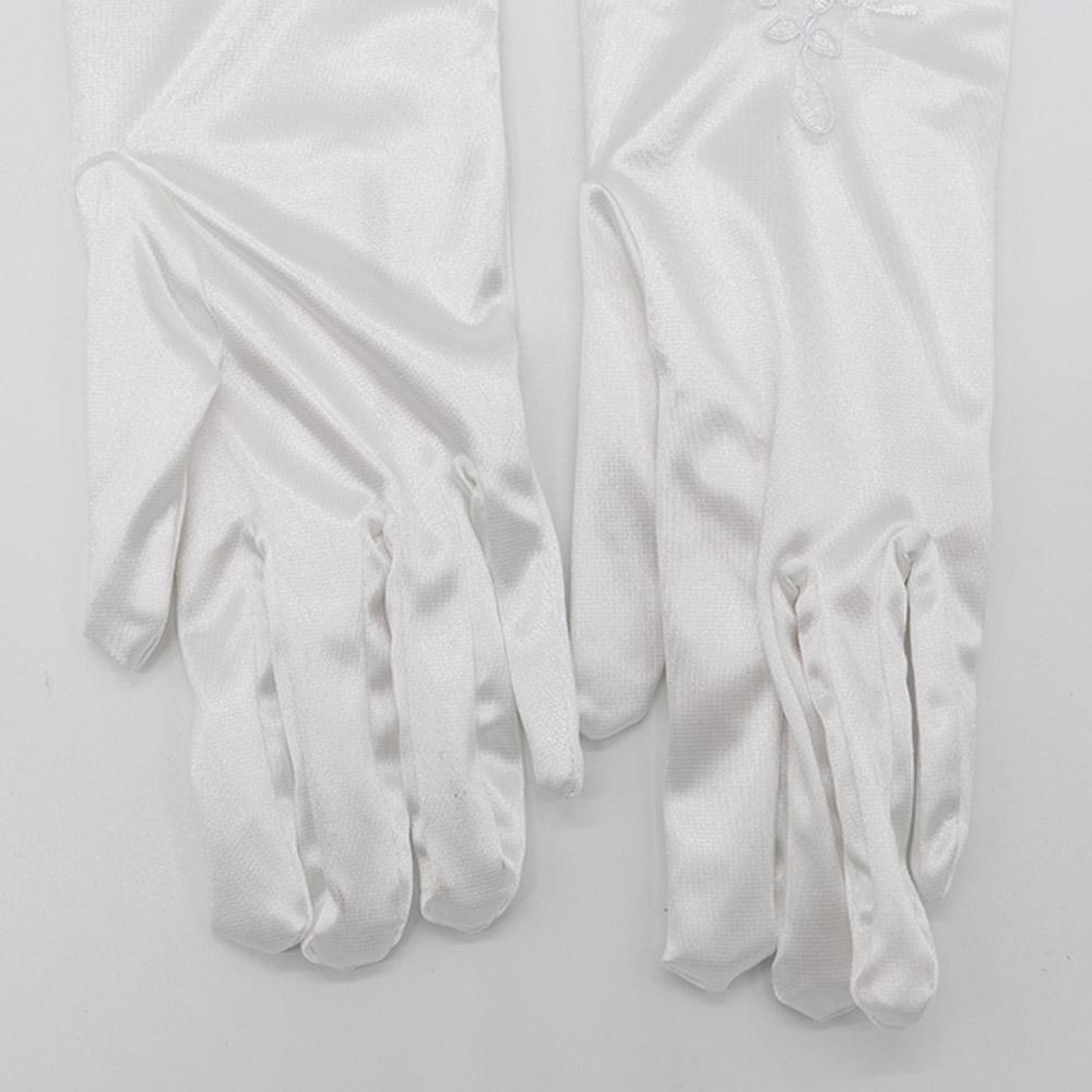 Sequins Wedding Accessories Party Dancing Long Gloves Satin Mittens Elbow Length Full Finger Gloves