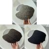 Streetwear Flat Top Wool Newsboy Hat For Fall And Winter Fashion Men Women