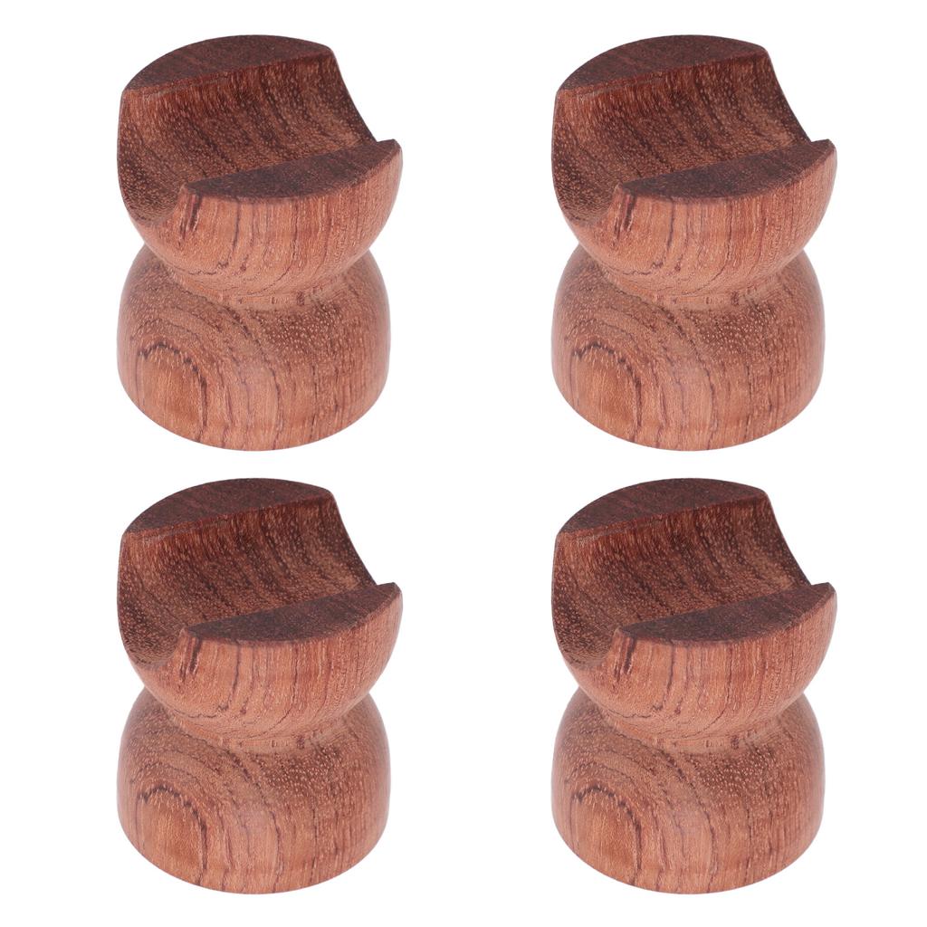 4PCS Câble d'enceinte HiFi Support de fil en bois Isolation antichoc Stabilisateur de câble d'enceinte HiFi pour