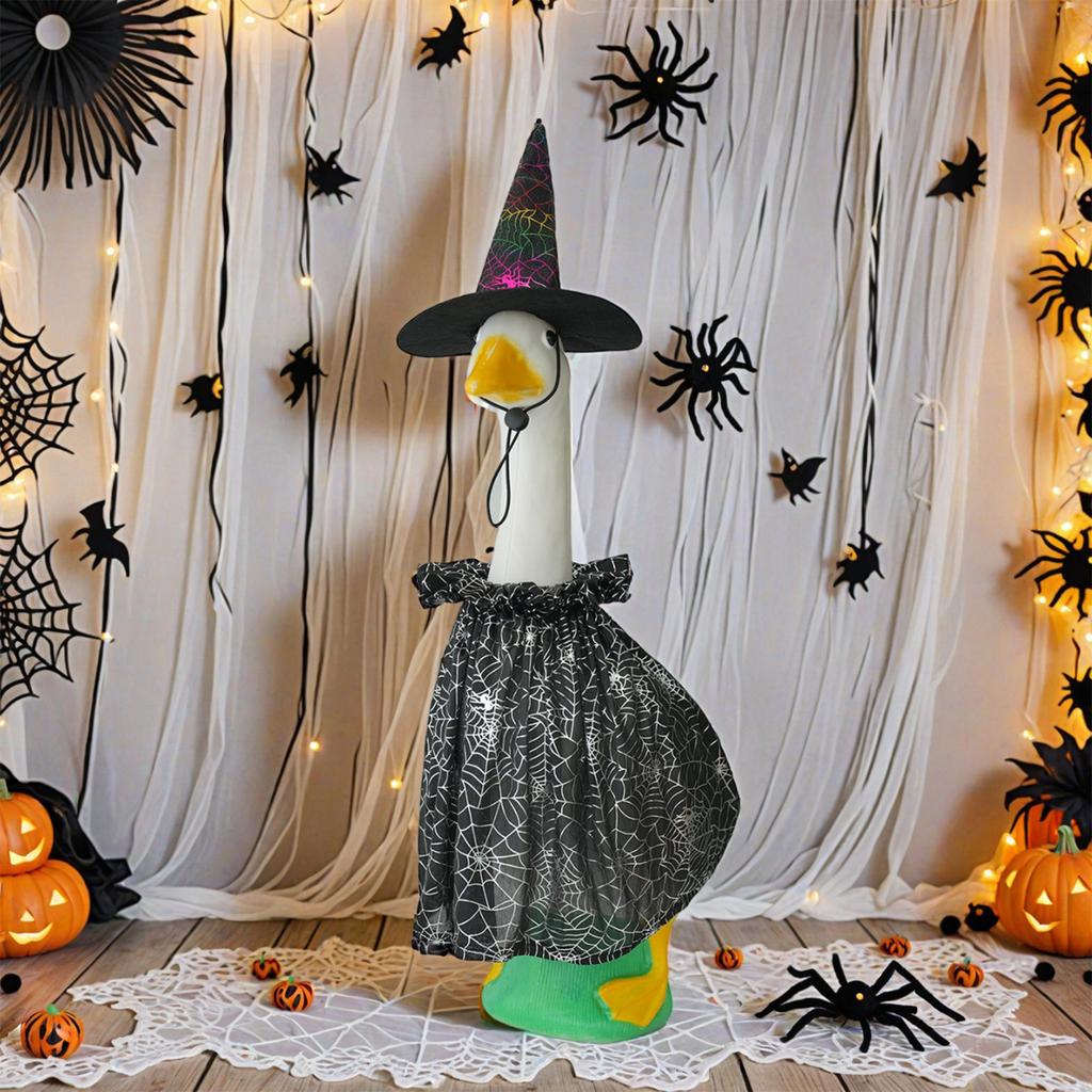Halloween Porch Outfit Witch Clothes For High Cement Or Plastic Costume For Yard Outdoor Garden Patio Dress Up Concrete Statue Holiday Decor
