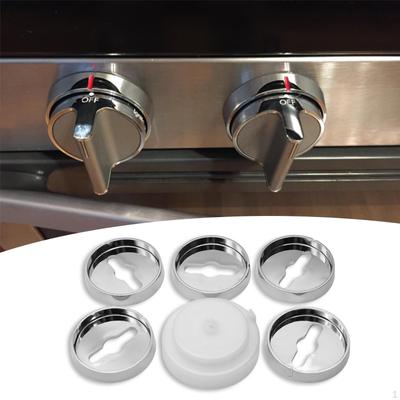 Range Knob Bezel Set Parts Dining Room Lid Multifunctional Accessories Protection Easy Installation