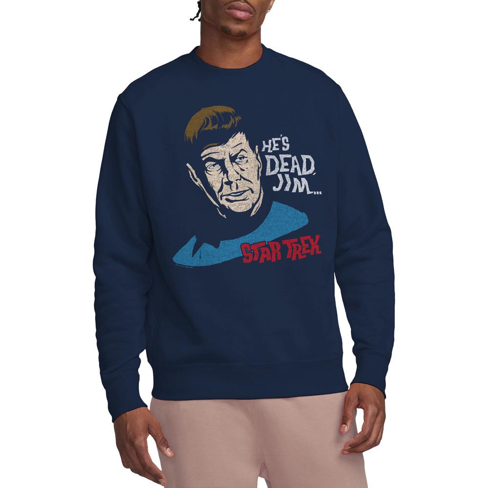 STAR TREK Unisex Adult HeÂ´s Dead Jim Sweatshirt
