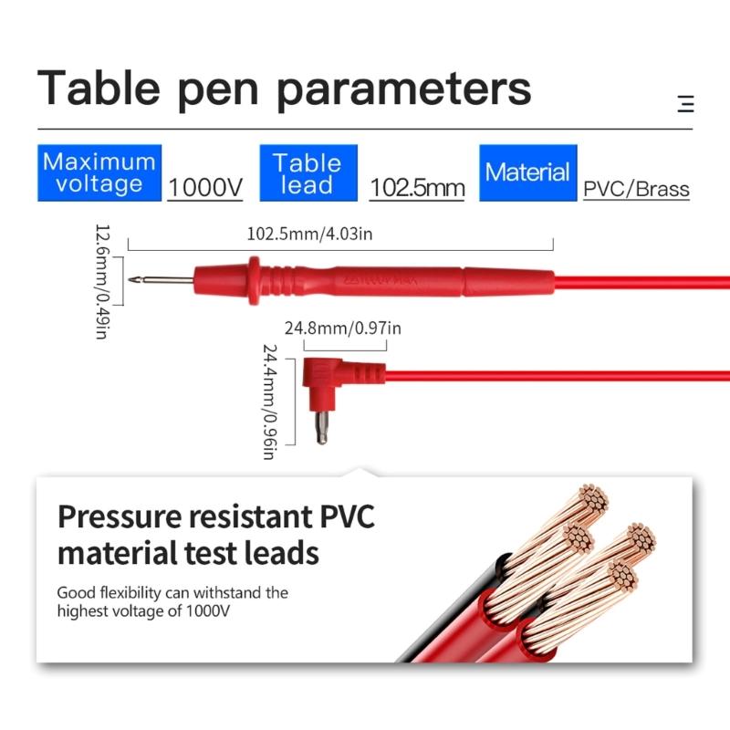 ANENG-AC/DC Ammeter Volt Ohm Tester Meter Diode-Audion Multimeter with Thermocouple Electrical Tester Meter 1999 Counts
