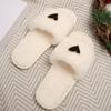 Fashion Velvet Thermal Slippers Are Versatile To Wear Outside, Baotou Semi-drag 2025 Winter New Platform Women