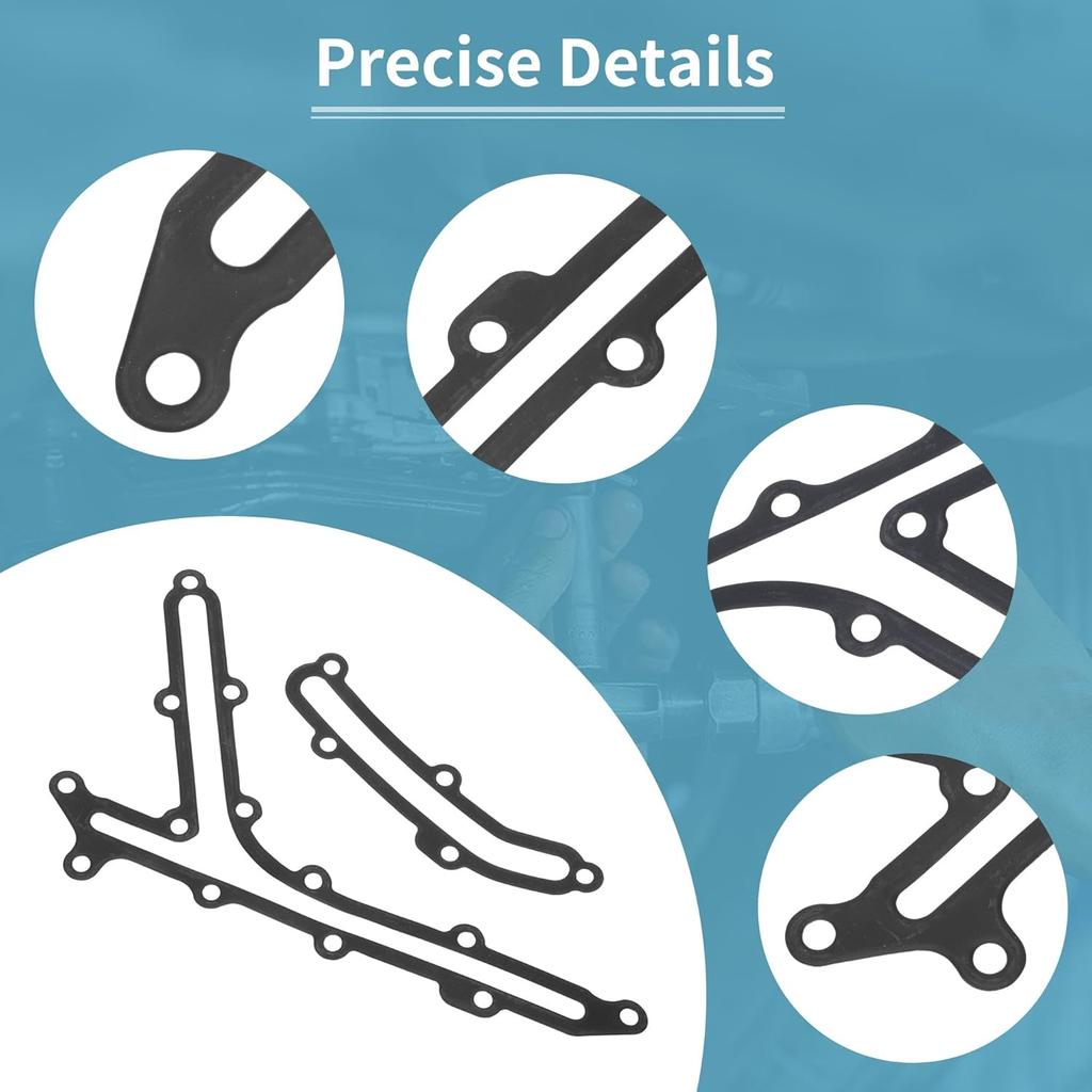 Oil Gallery Gasket Set Fit for Nissan 350Z 2007-2009 3.5L V6 Engine Oil Pan Gasket Seal Fit for for Infiniti G35 2007-2008 3.5L V6 Replace