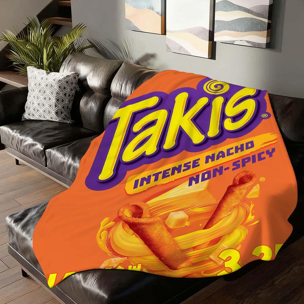 Módní potisk T Takis Deka Na Pohovku Kancelář Postel Letadlo Cestování Spánek Čtení Relaxace Kempování Měkká A Teplá