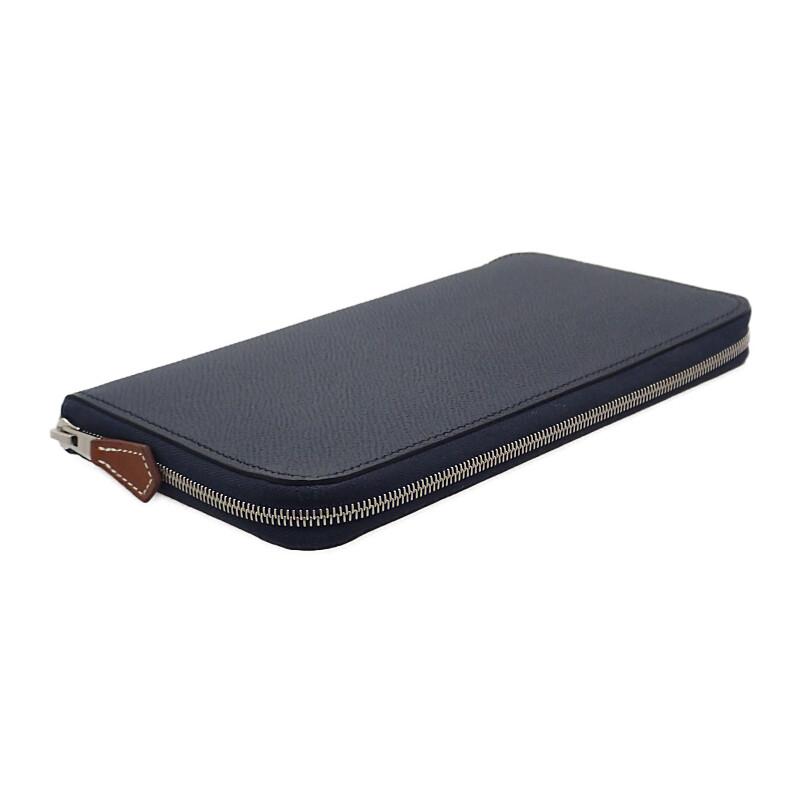 HERMES   Purse Navy/Blue Indigo Epsom/silk Women