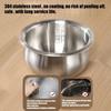 Multiple Capacity Electric Cooker Inner Pot 2L to 5L Sizes Stainless Steel Surfaces Enhanced Heat Distribution System