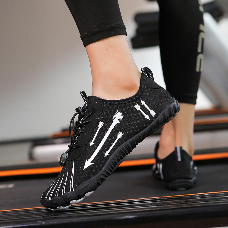 2024 new men's and women's beach shoes non-slip quick-drying shoes couple outdoor swimming five-finger shoes wading creek shoes floating