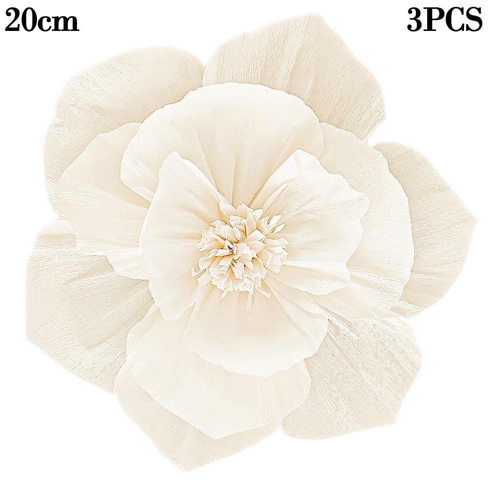 Birthday Party Wall Kindergarten Flower Three-Dimensional Flower Crepe Paper Flower DIY Background