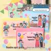 Heartfelt 3D Hand-painted Greeting Cards: Cute Designs for Mother's, Children's, Student's, and Teacher's Day Celebrations.