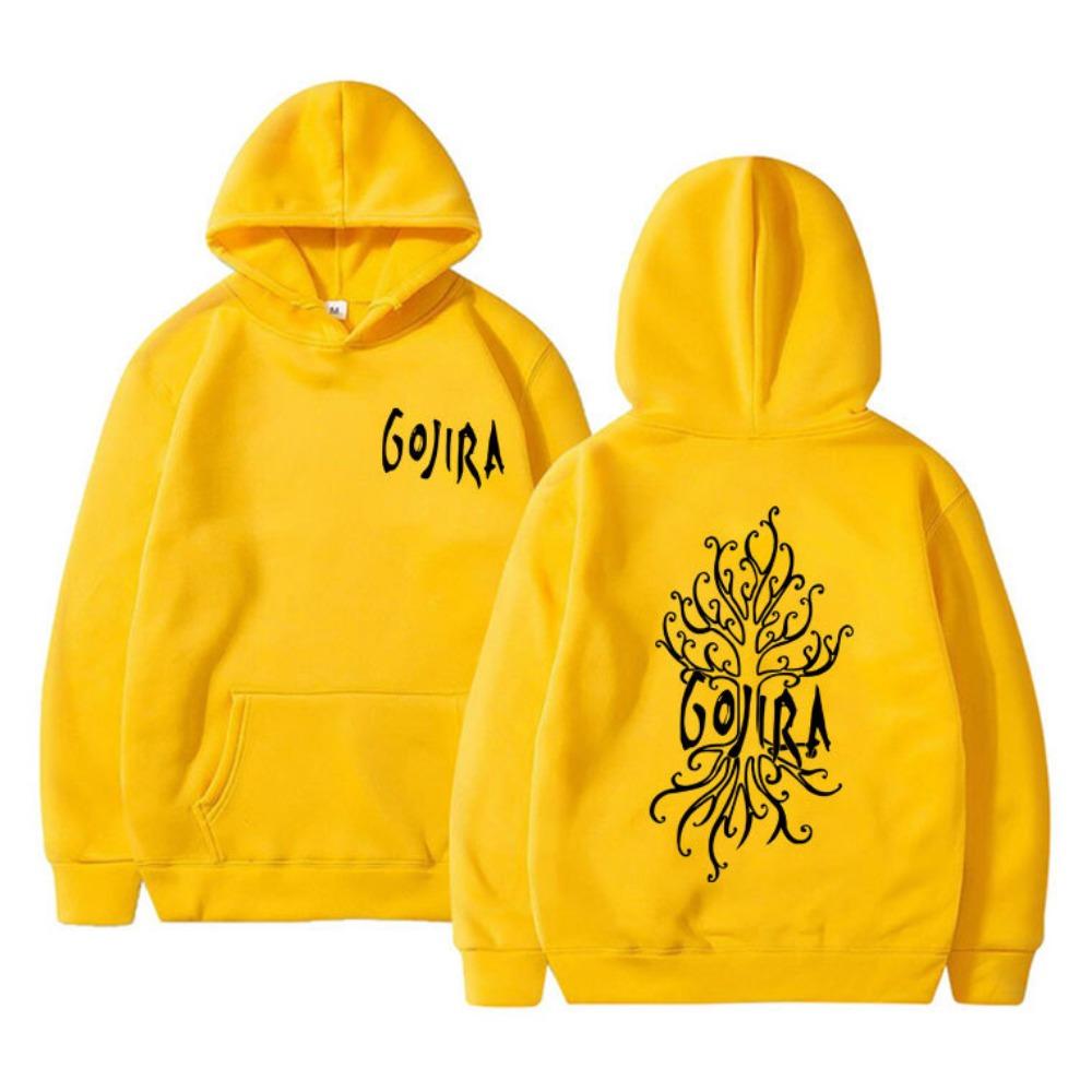 Francouzská metalová kapela Gojira The Link Alive Obal hudebního alba Do Fabric Streetová mikina s kapucí Skateboardová Běžecká Mikina Cyberpunkový Styl