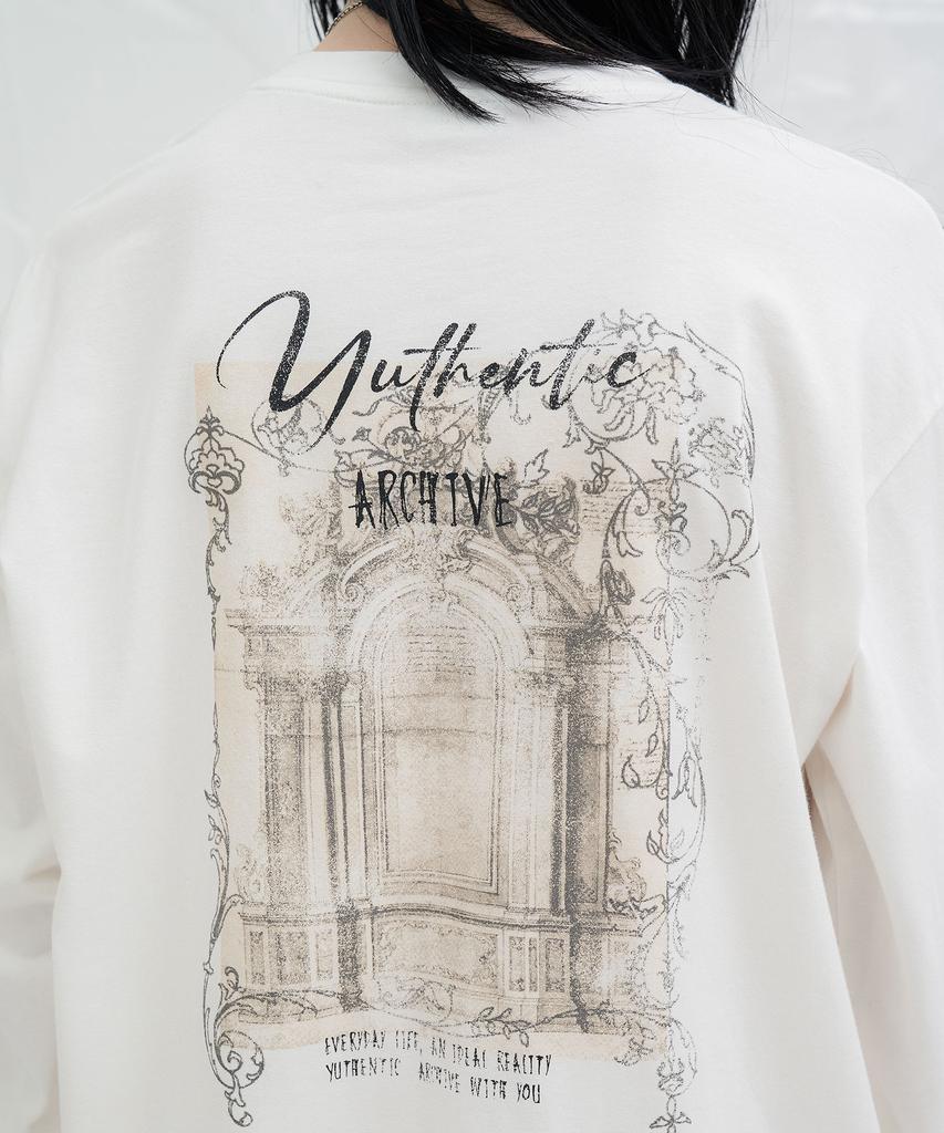 Yusentig Vintage Graphic T-Shirt Off-White Aw4Se23302