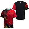 Trendy Sports Short-sleeve T-shirt Breathable Round Neck Fashion Print Casual Daily Wear Summer Style Unique Design