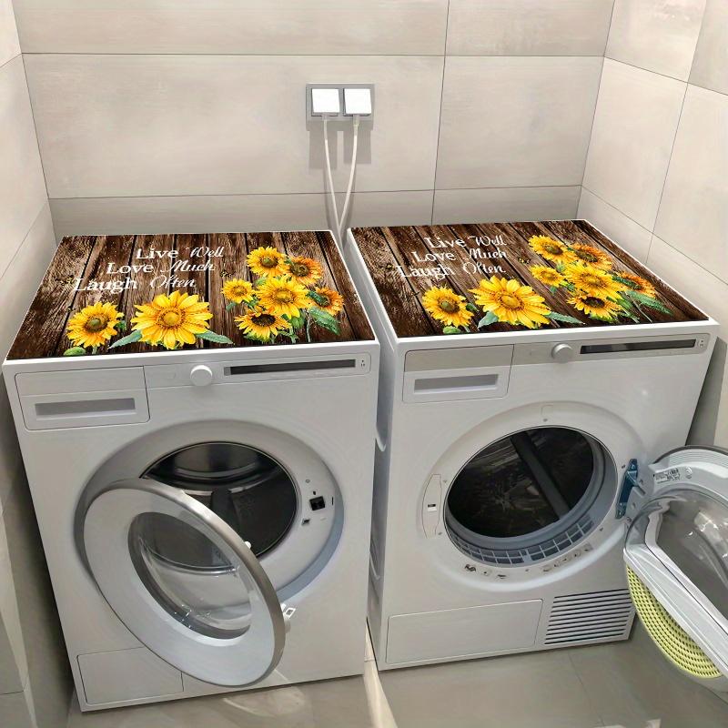 1Pcs Rubber Drying Mat With Sunflower Pattern For Coffee Shop Restaurant Kitchen Carpet Tableware Durable Diatom Mud Table Mat Pet Mat Coffeeware