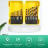 15Pcs Professional Woodworking Drill Bits Multiple Size Helical Tip For Precise Wood Drilling Cabinet Making & Doweling