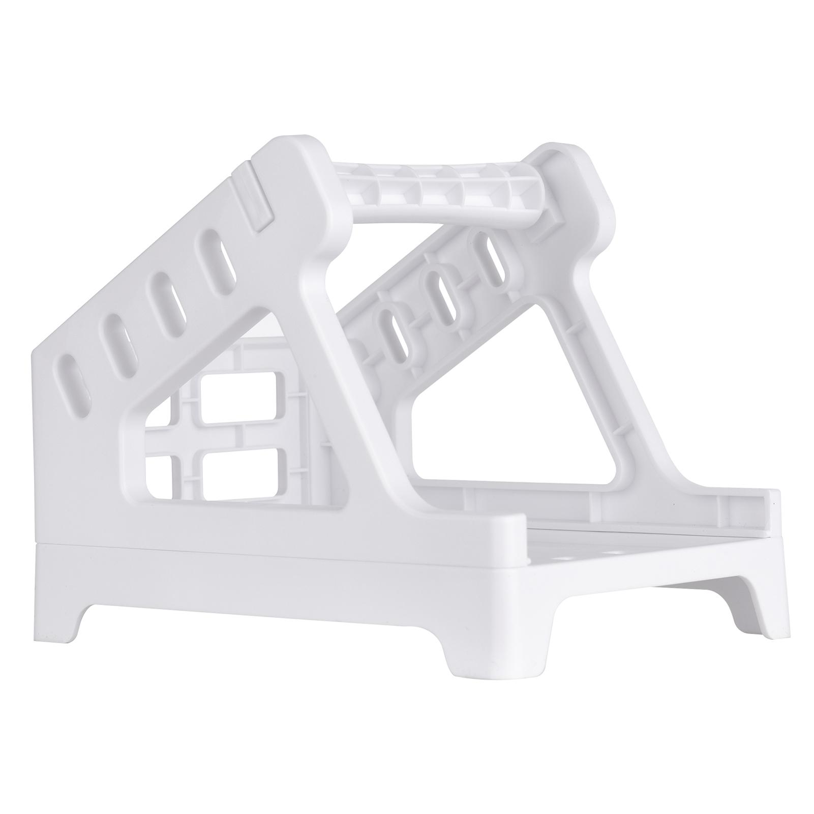 Label Holder, Thermal Label Dispenser for Rolls and Fan-Folded Labels ( ) (White)