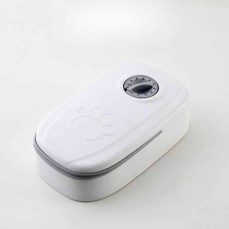 Pet Cat and Dog Bowl Automatic Feeder, Dry and Wet Food, Dual Meal Separation, Home Timing and Quantitative Meal Feeding Supplies