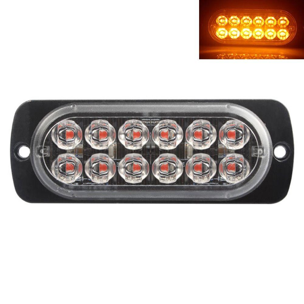 Lorry Warning Tail Light 12V 24V 12LED LED Side Marker Indicator Light Auto Car External Lights