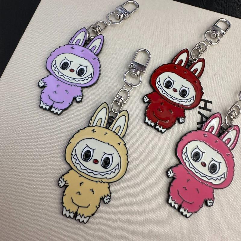 Cartoon Doll Keychain Girls Backpack Pendant Decoration Car Keyring Gift