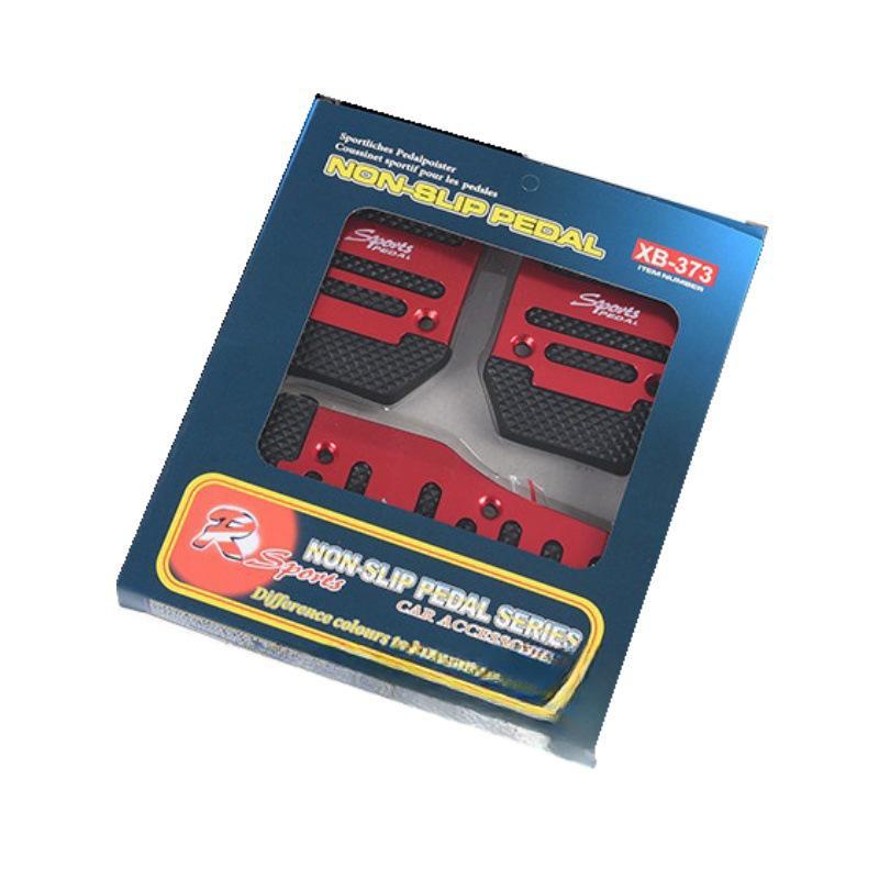 

Автомобильные противоскользящие ручные/автоматические педали акселератора и тормоза - Автомобильные принадлежности Manual Transmission (Color Box) красный