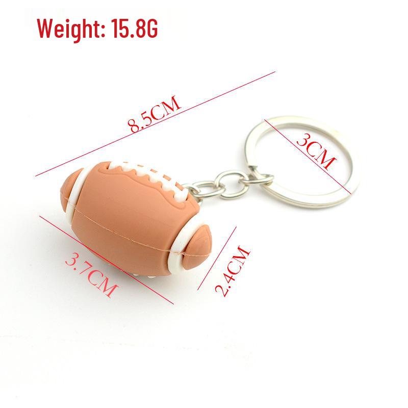 

Creative Tennis Keychain - Mini Sports Equipment Souvenir Pendant, School Prize, or Small Gift