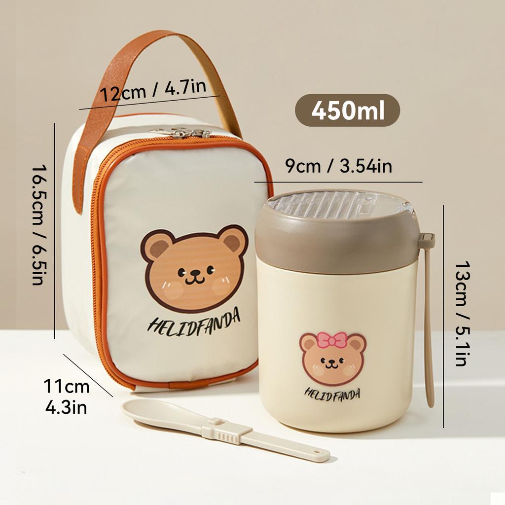 Thickened Plastic Fruit Salad Cup For Kids Students Breakfast Cup With Spoon Portable Sealed Yogurt Oat Container Microwave Safe